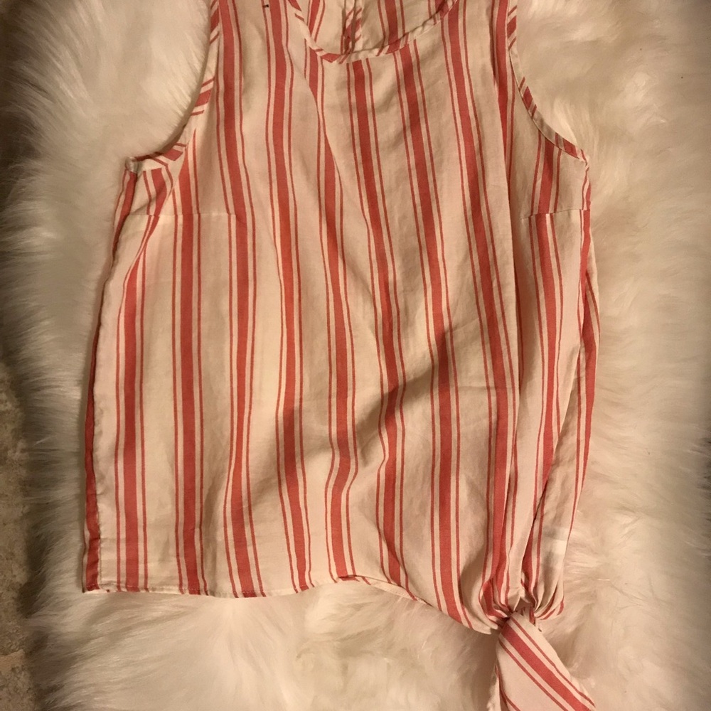 Madewell side tie top. Never worn